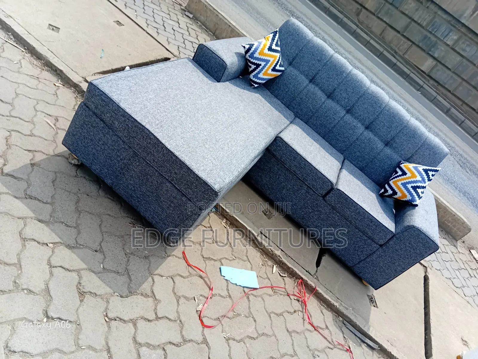 Quality Grey L Shaped Sofa Set for Sale