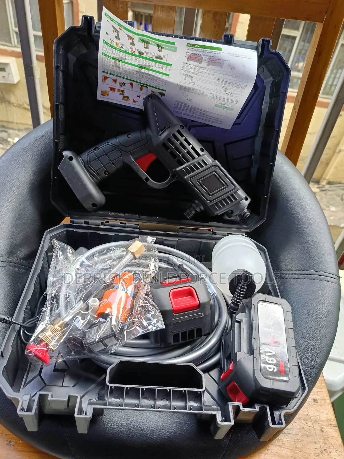 Cordless Car Wash/Sprayer/Garden Gun Machine