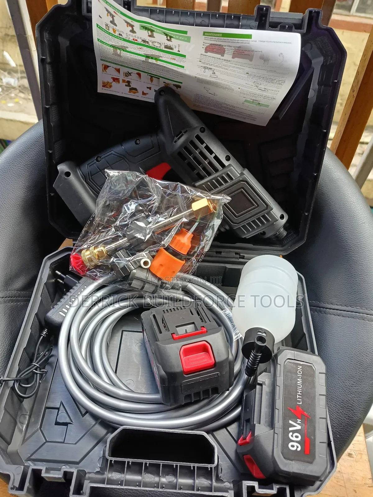 Cordless Car Wash/Sprayer/Garden Gun Machine