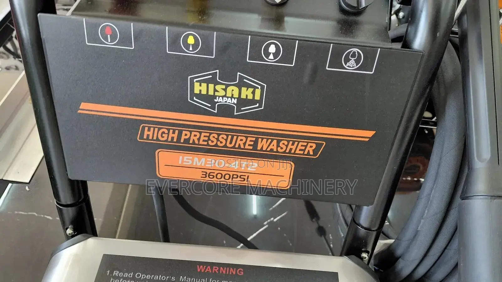 Hisaki Japan 3600psi Three Phase Highpressure Washer.