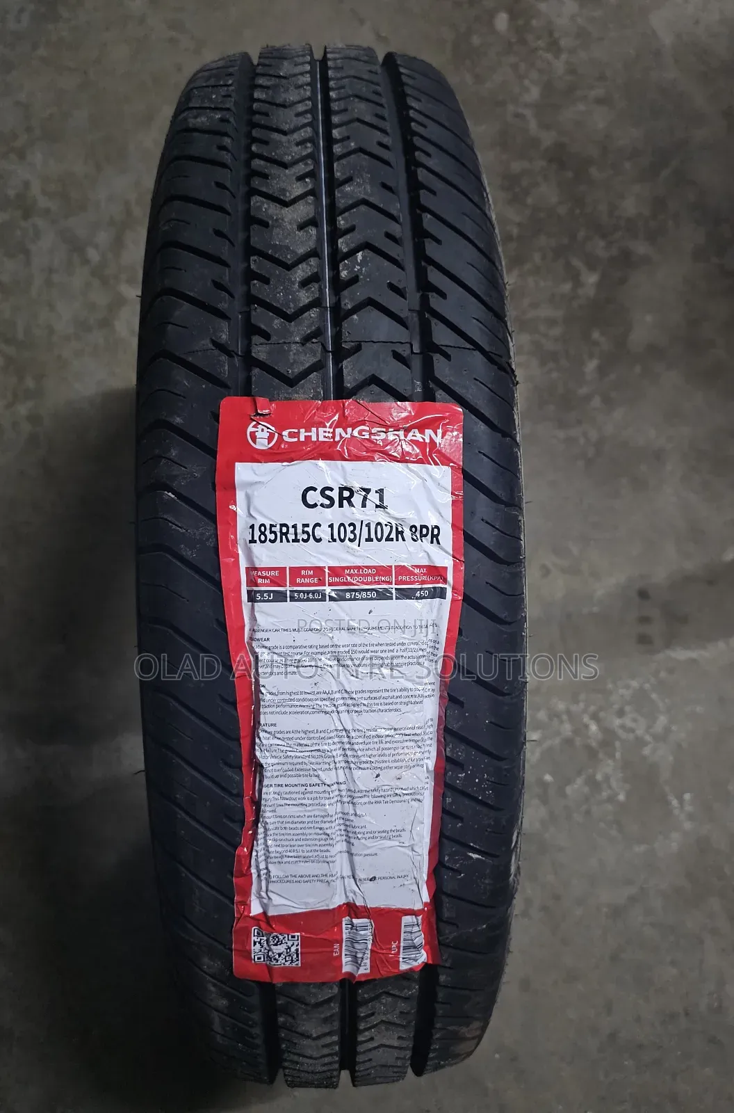 185r15c Chengshan Tyres