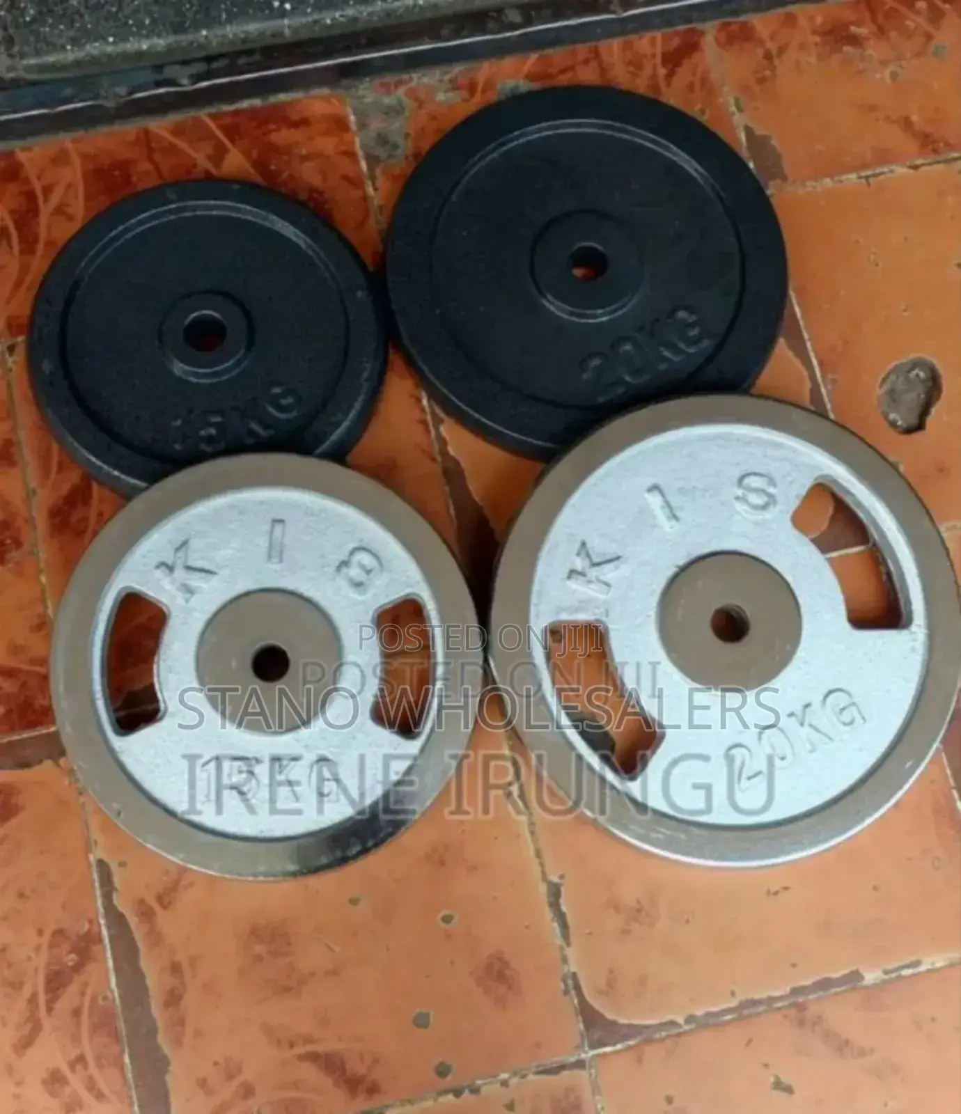 Weight Dumbells 20kgs - Chrome 20kgs
