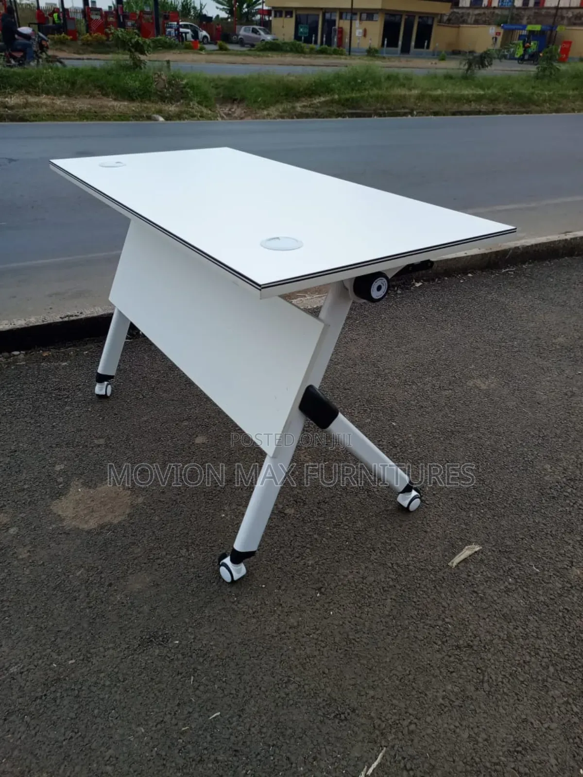 College White Movable Table