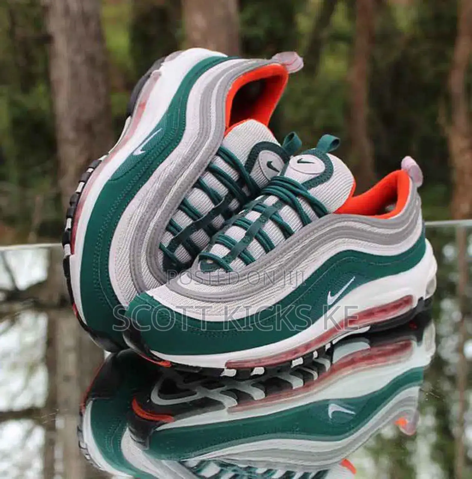 Nike Air Max 97 Green and Red