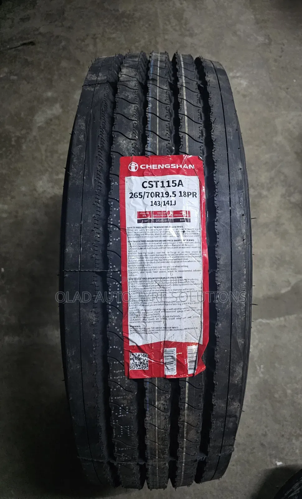 265/70r19.5 Chengshan Tyres