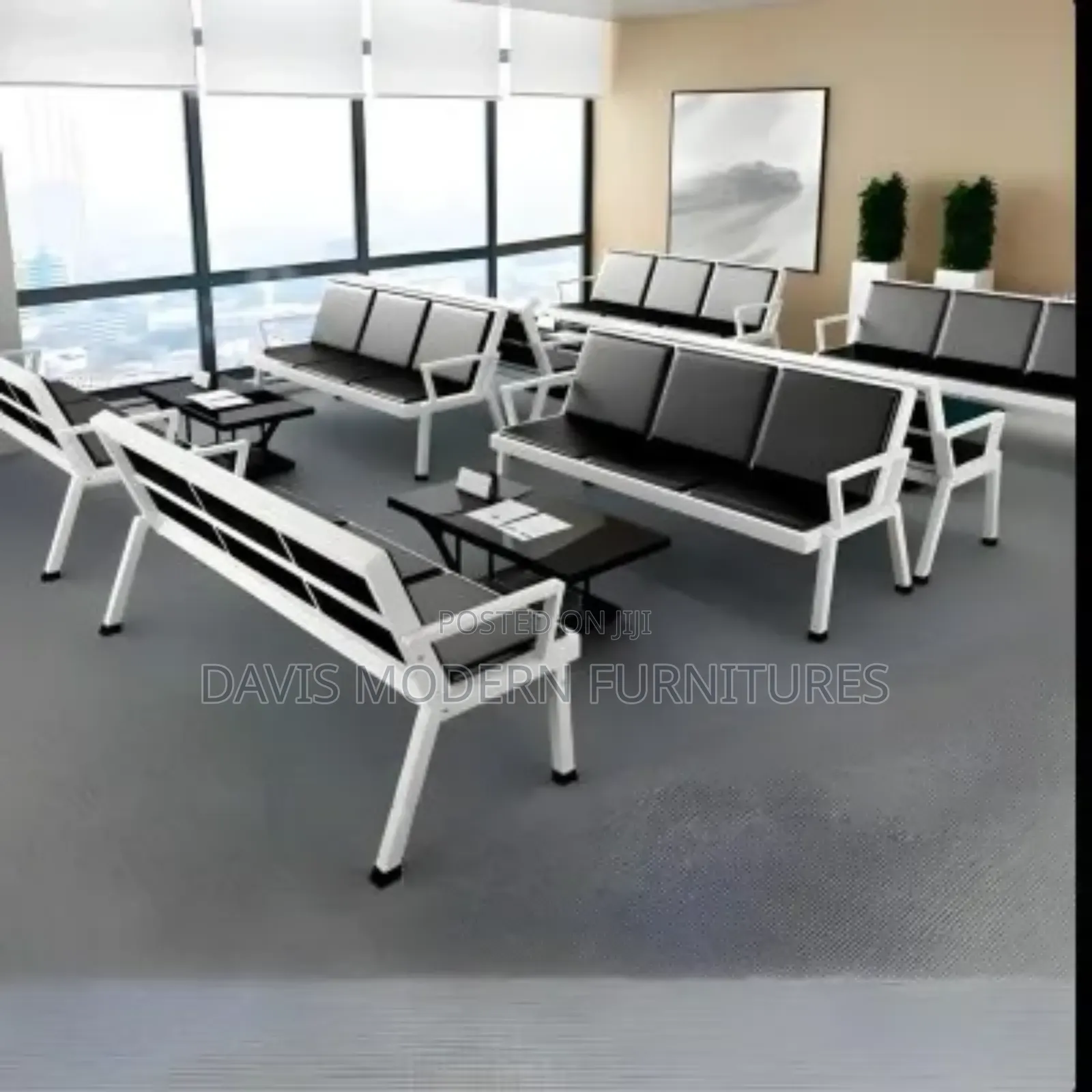 Modern Airport Office Waiting Bech