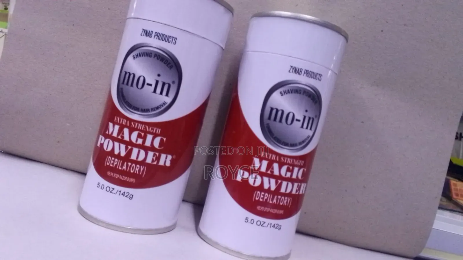 Mo-in Magic Shaving Powder