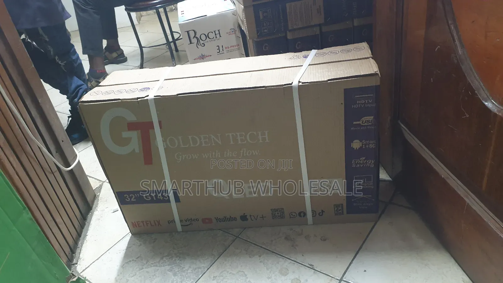 Goldentech 32 Inches Qled Android Frameless Tv
