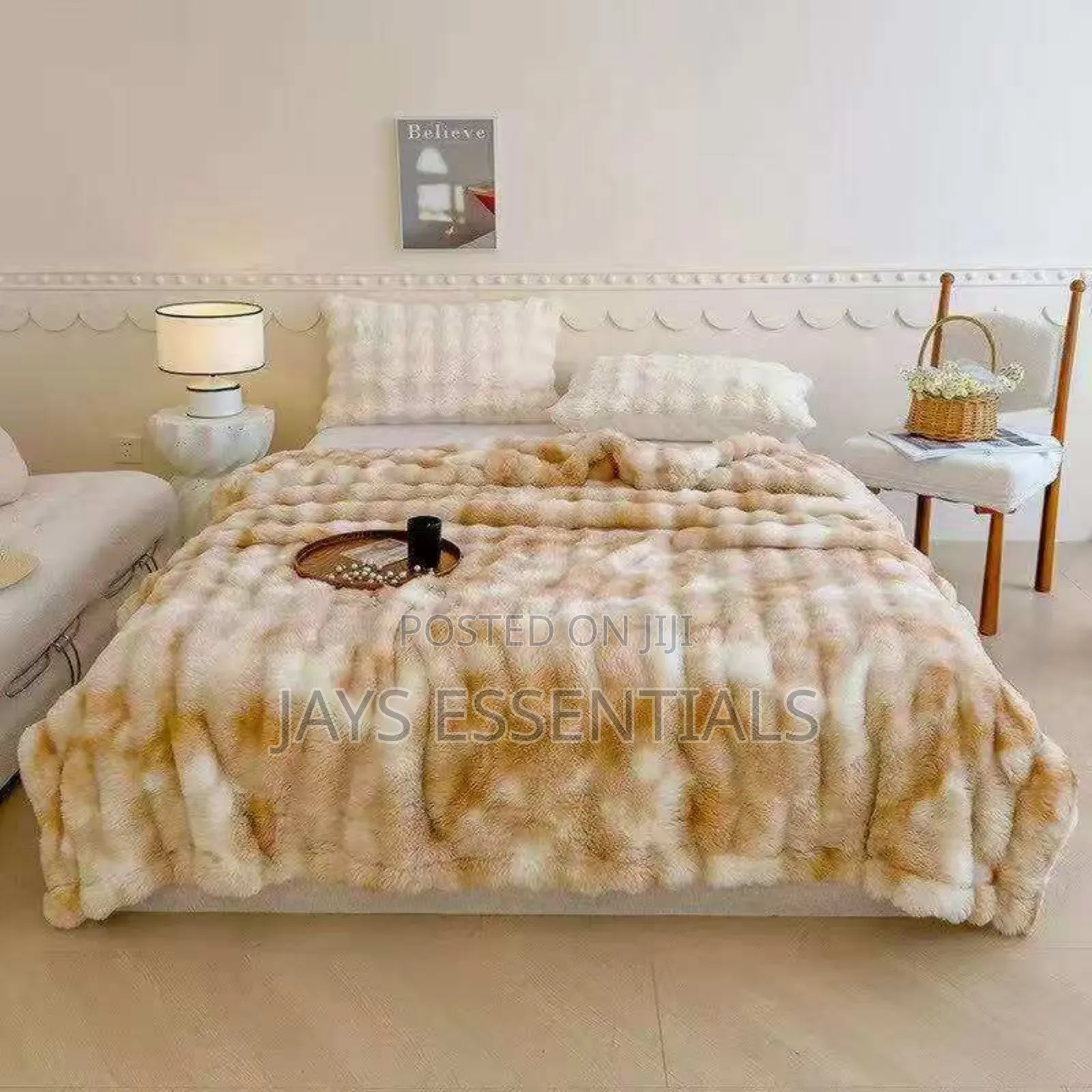 6*7 Dyed Soft Bubble Winter Throw Blanket