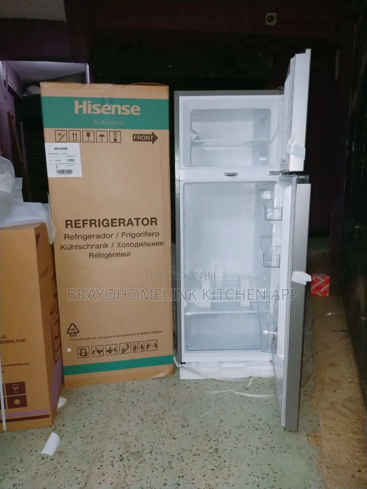 Hisense Fridge 154 Liters Double Door