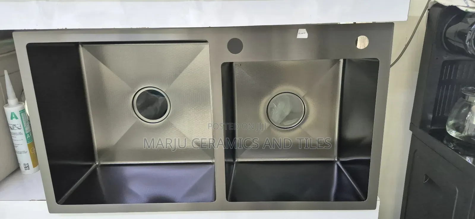 Double Bowl Single Drain Stainless Steel Kitchen Sink