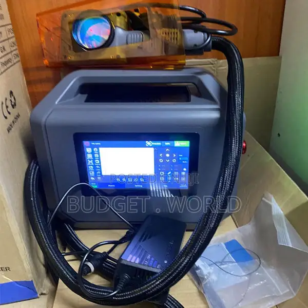 Portable 30w Fiber Laser Engraving Machine With LCD Control Panel