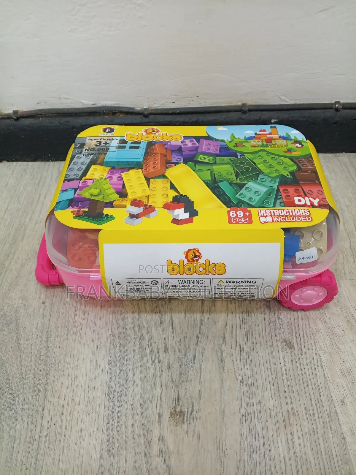 Kids Rolling Building Blocks