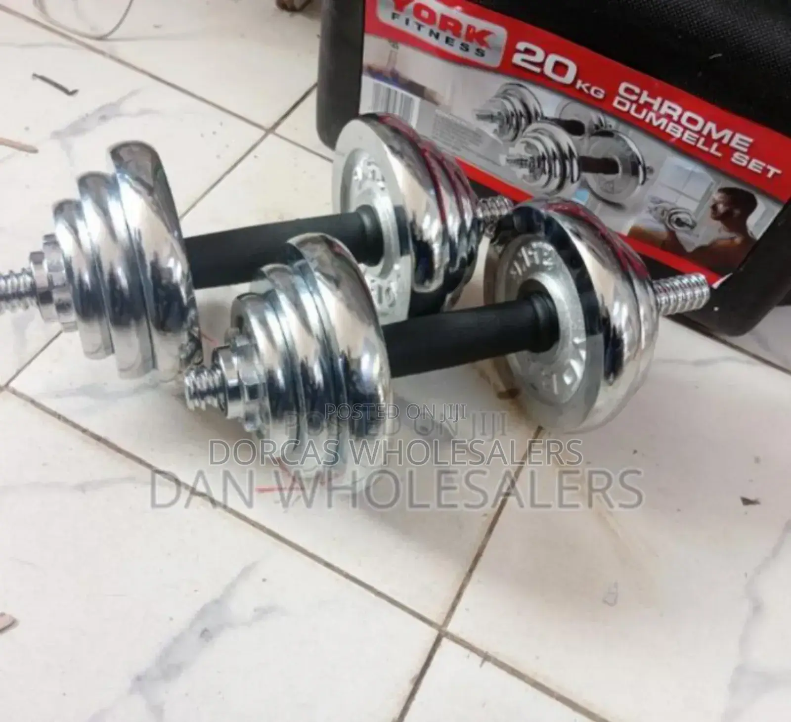 10kgs at 20kgs Dumbells. With Case