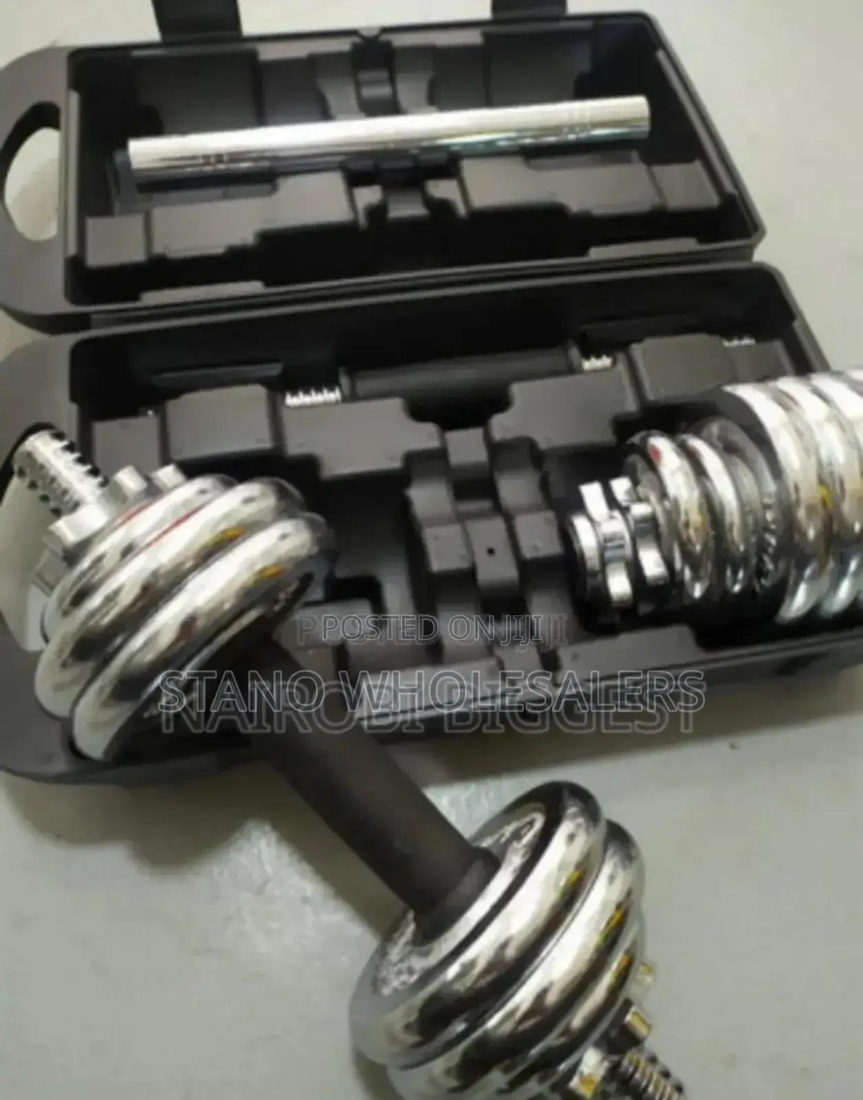 Colour Silver -15kgs Dumbells