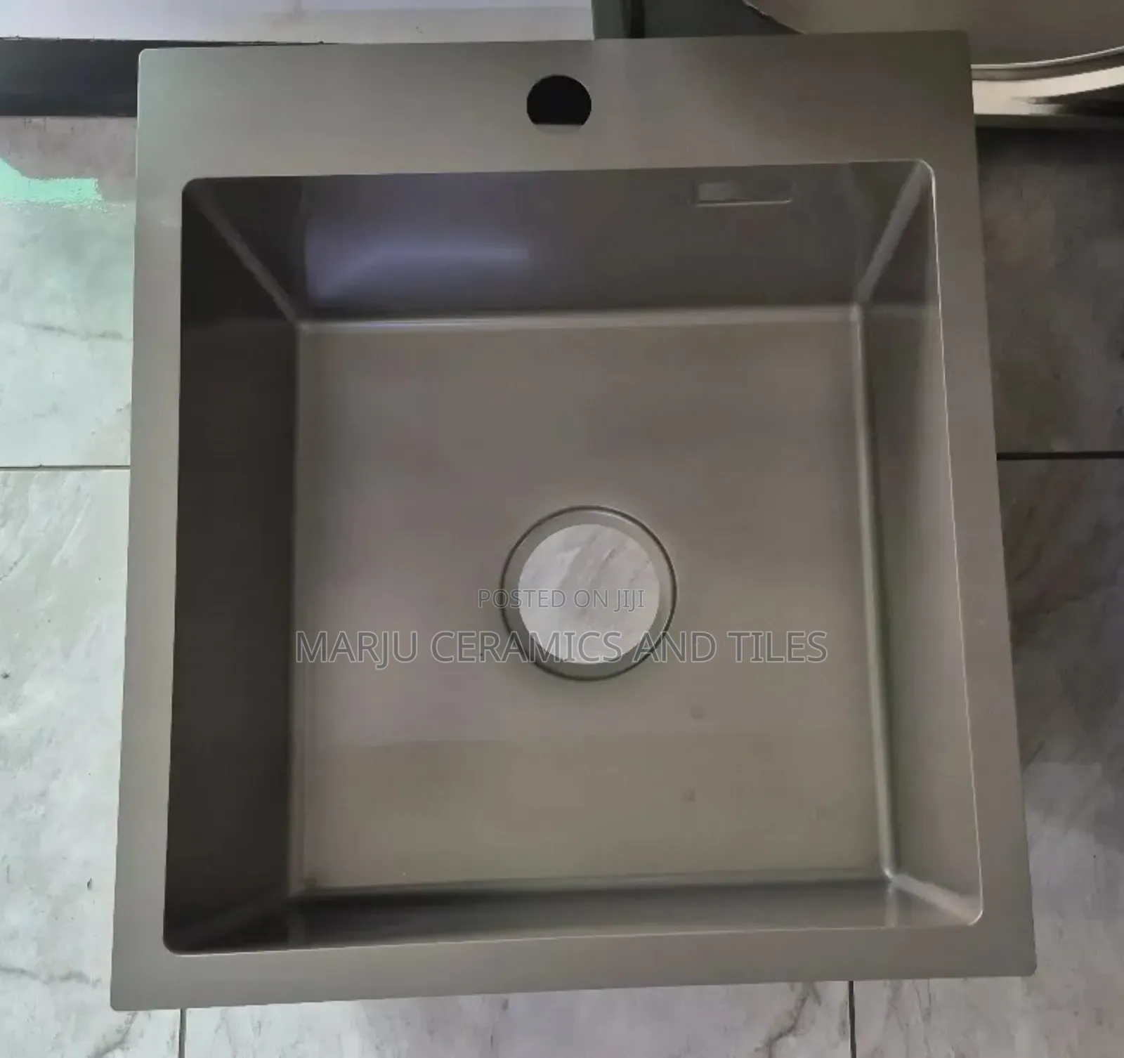 Metallic Grey Heavy Gauge Kitchen Sink