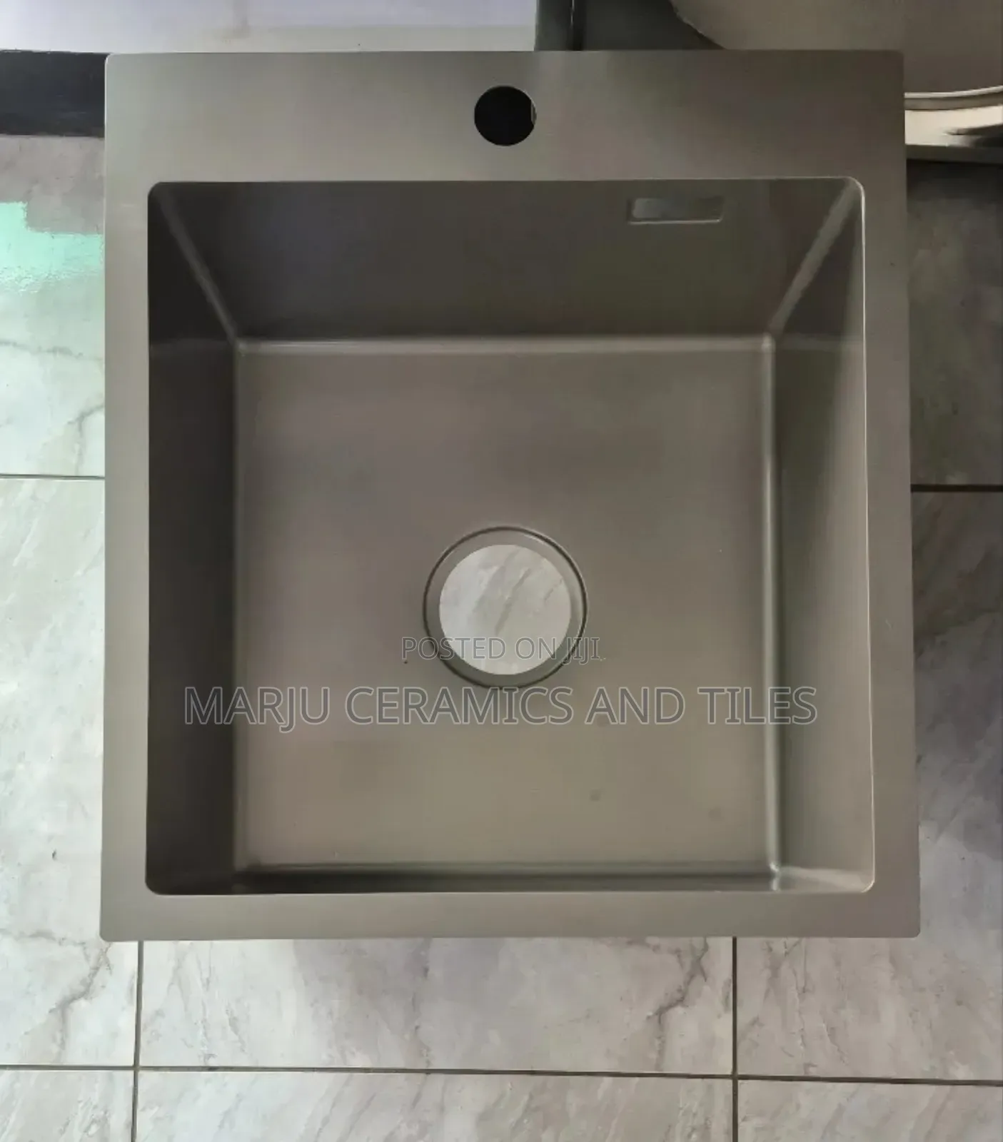 Metallic Grey Heavy Gauge Kitchen Sink