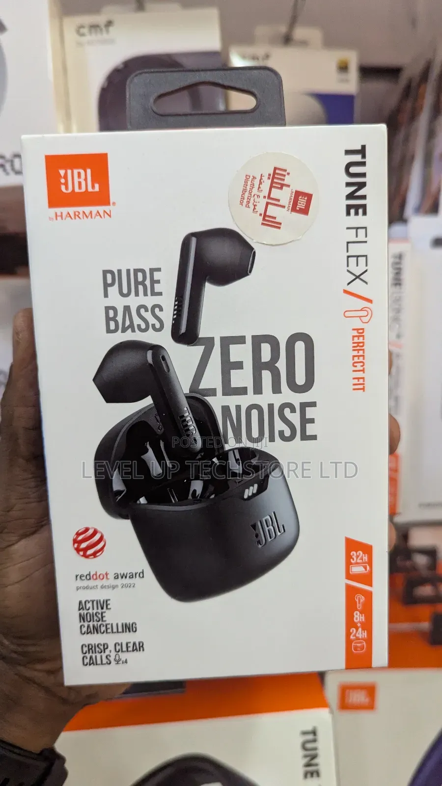 Jbl Tune Flex - True Wireless Noise Cancelling Earbuds (Black)