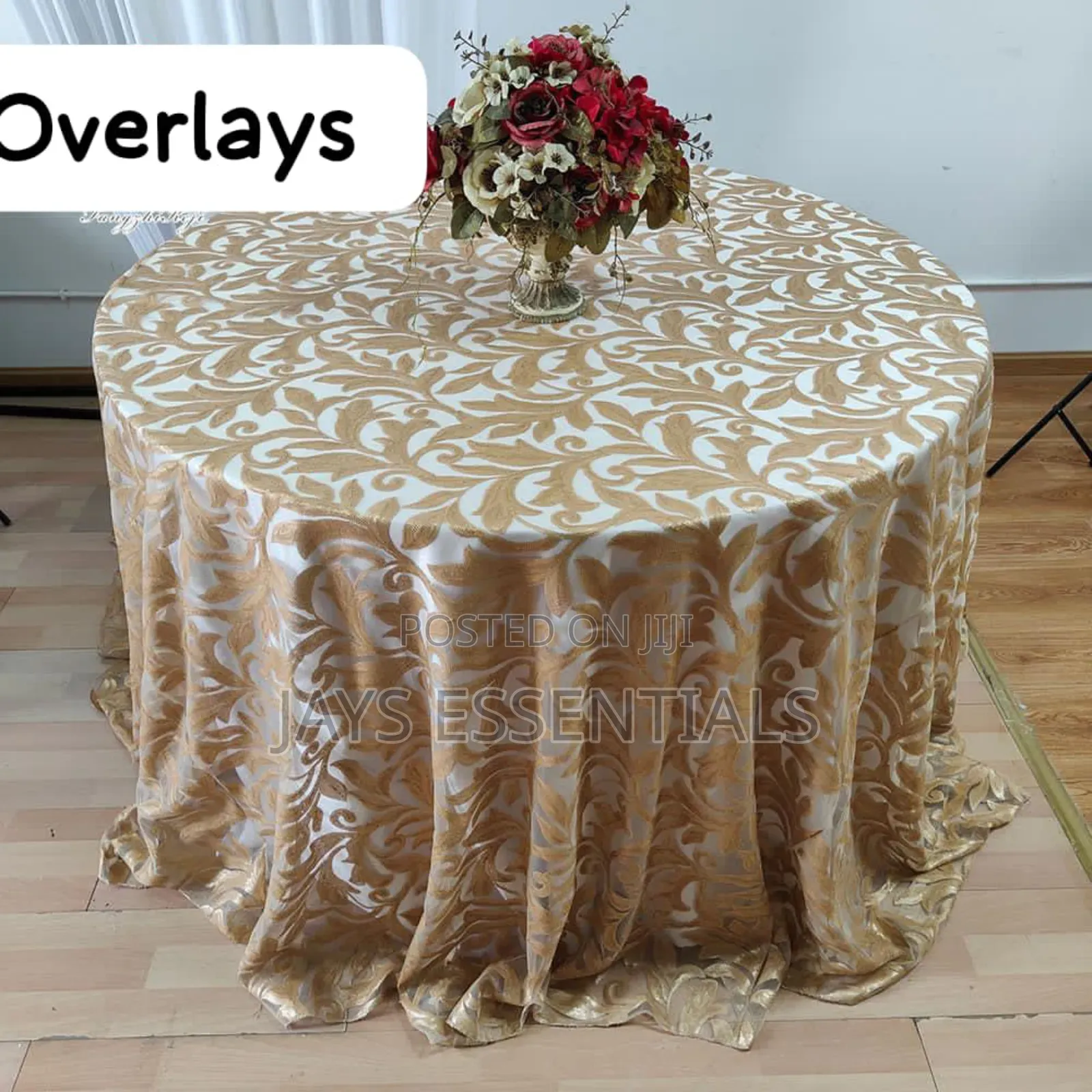 Chevron Overlay Table Cloth