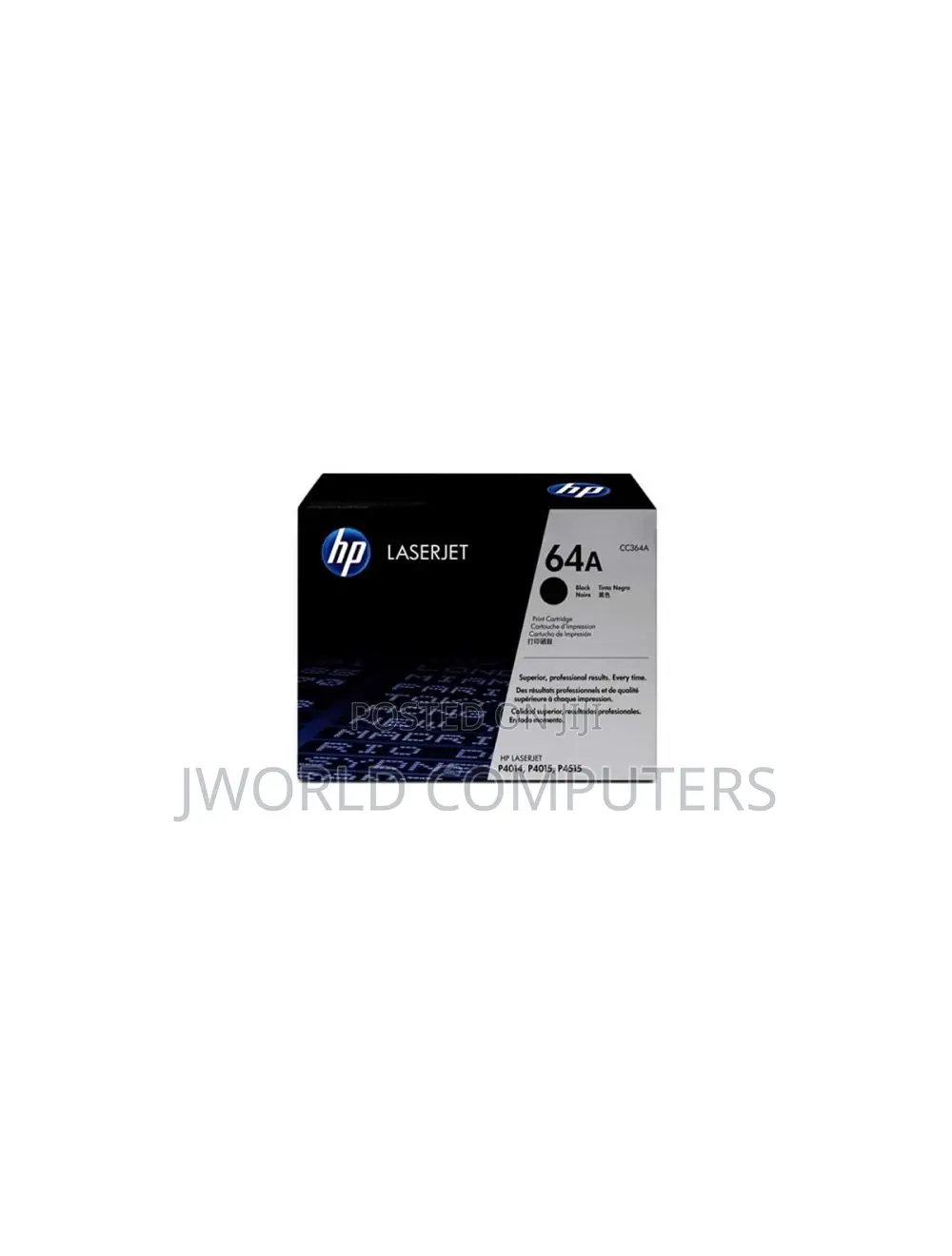 Hp 64a Black Original Laserjet Toner Cartridge