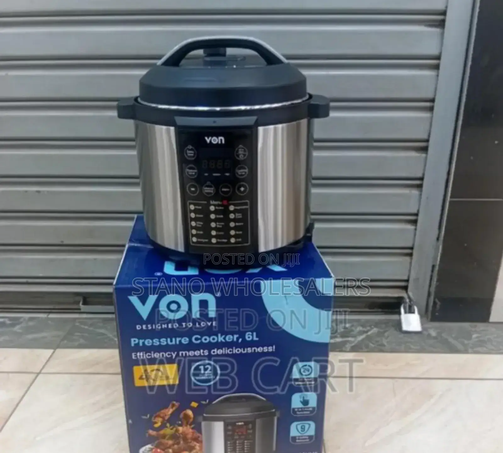 6l 6l New Silver Von 6l Pressure Cooker
