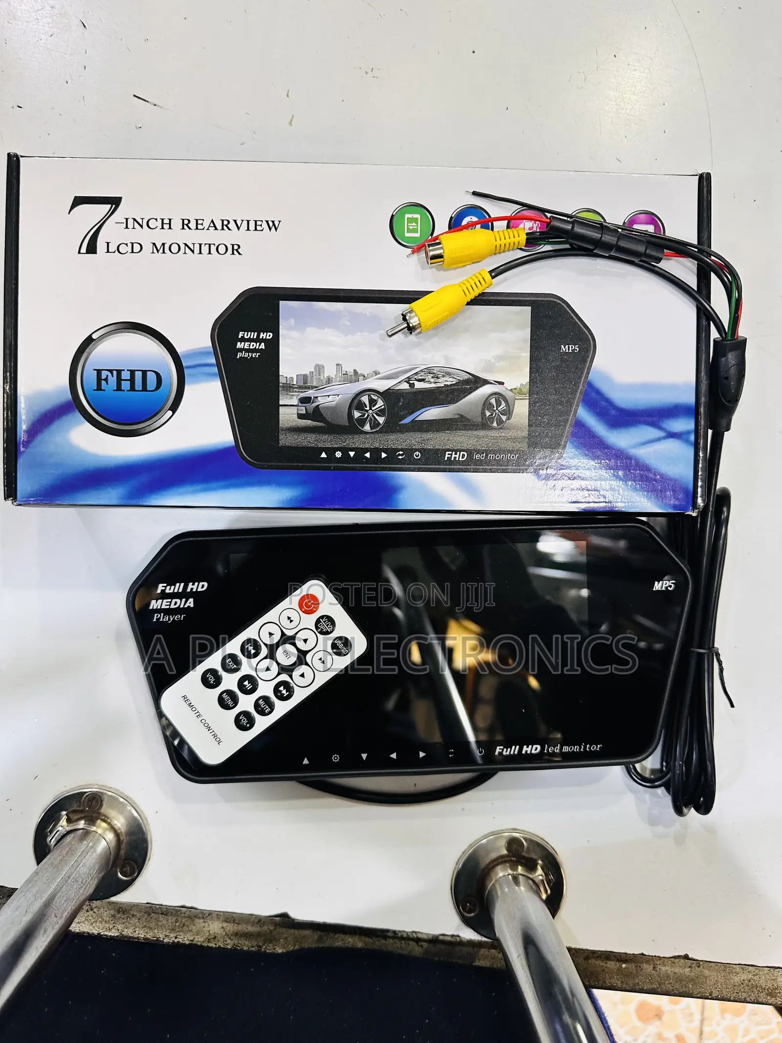 719 7 Inch Monitor With Bluetooth – Smooth Video and Audio Output