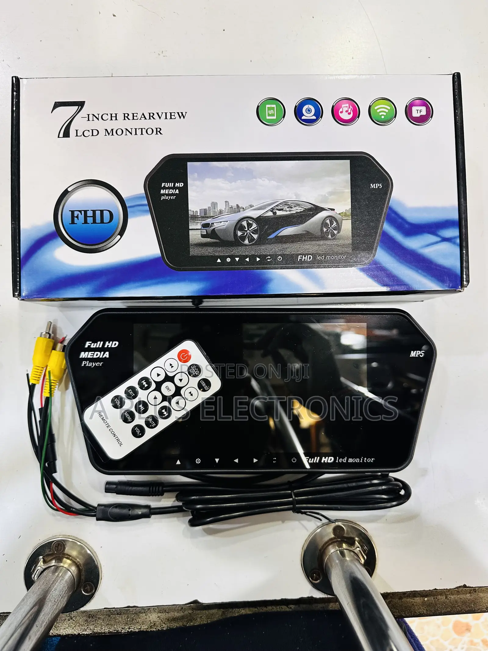 719 7 Inch Monitor With Bluetooth – Smooth Video and Audio Output