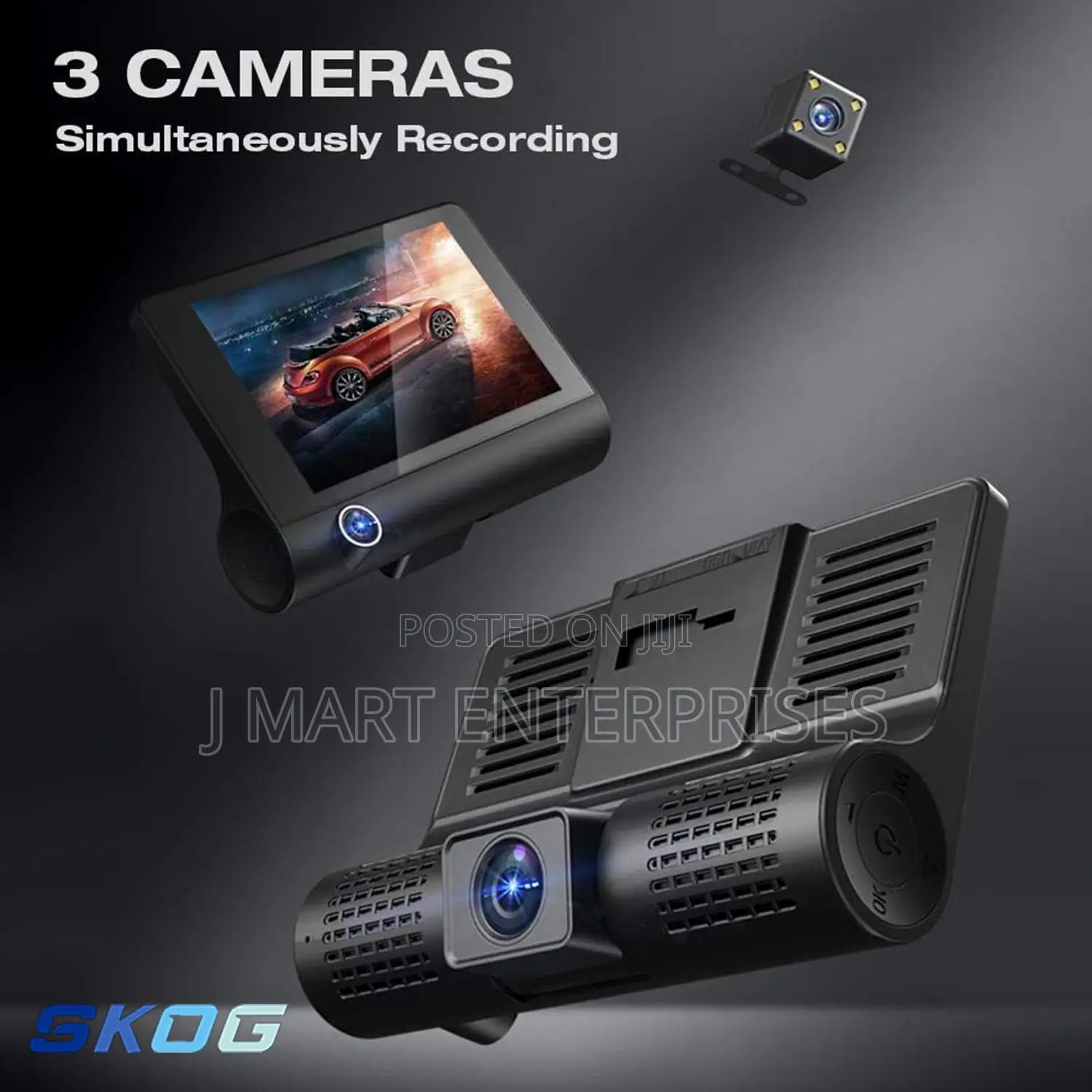 Dashcam Full Hd Front and Rear Camera for Cars