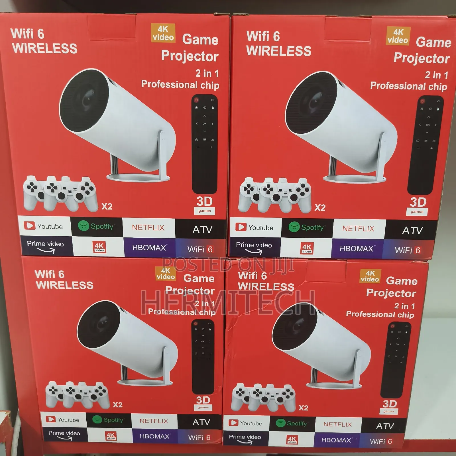  Video Game Projector 2 in 1
