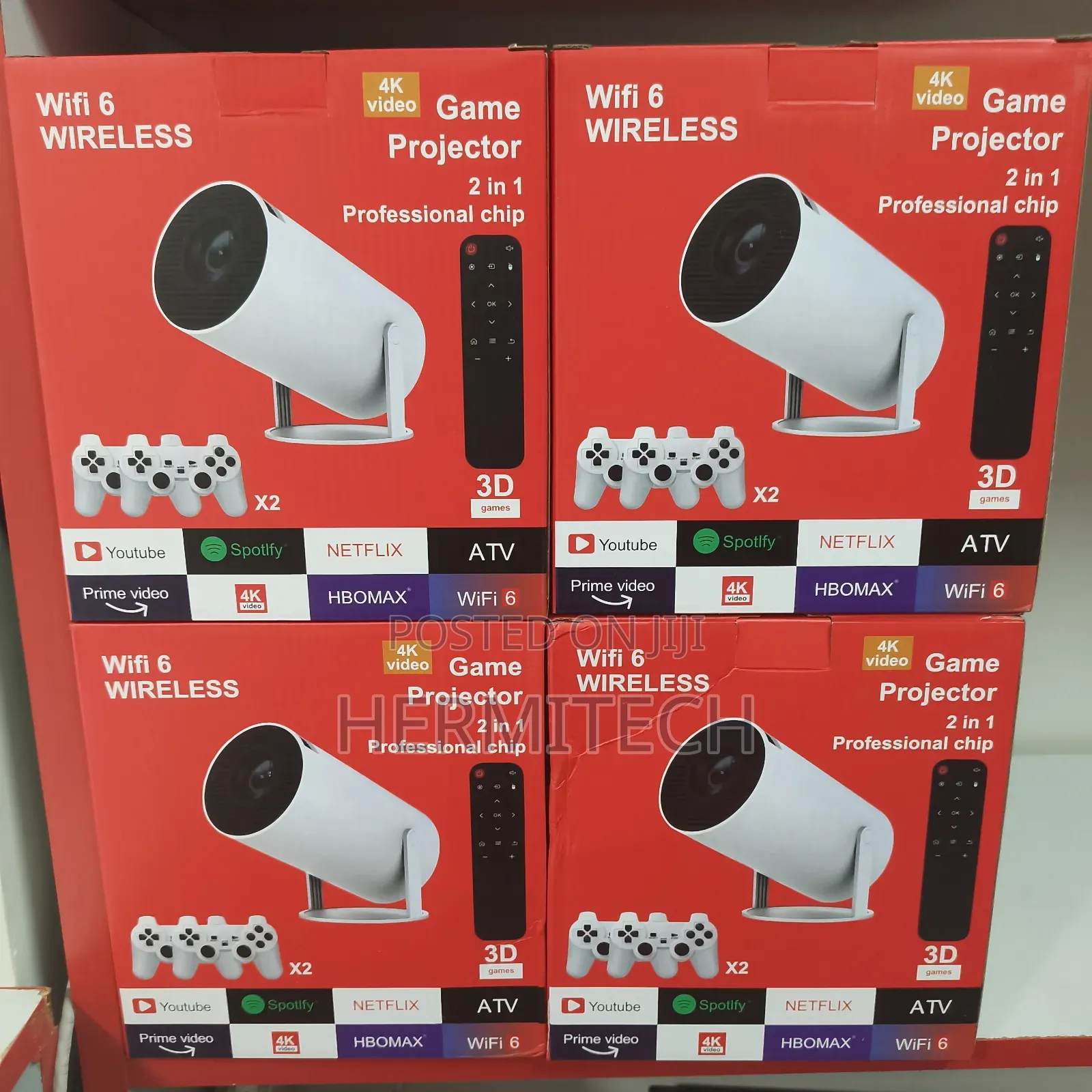  Video Game Projector 2 in 1