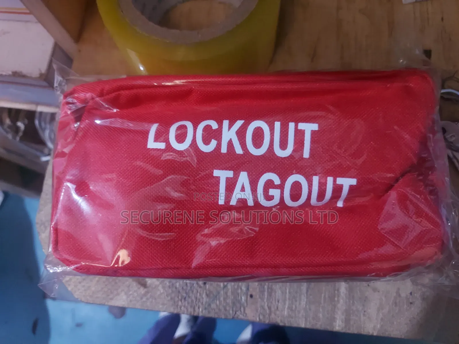 Portable Lockout Tagout (Loto) Kit Bag.
