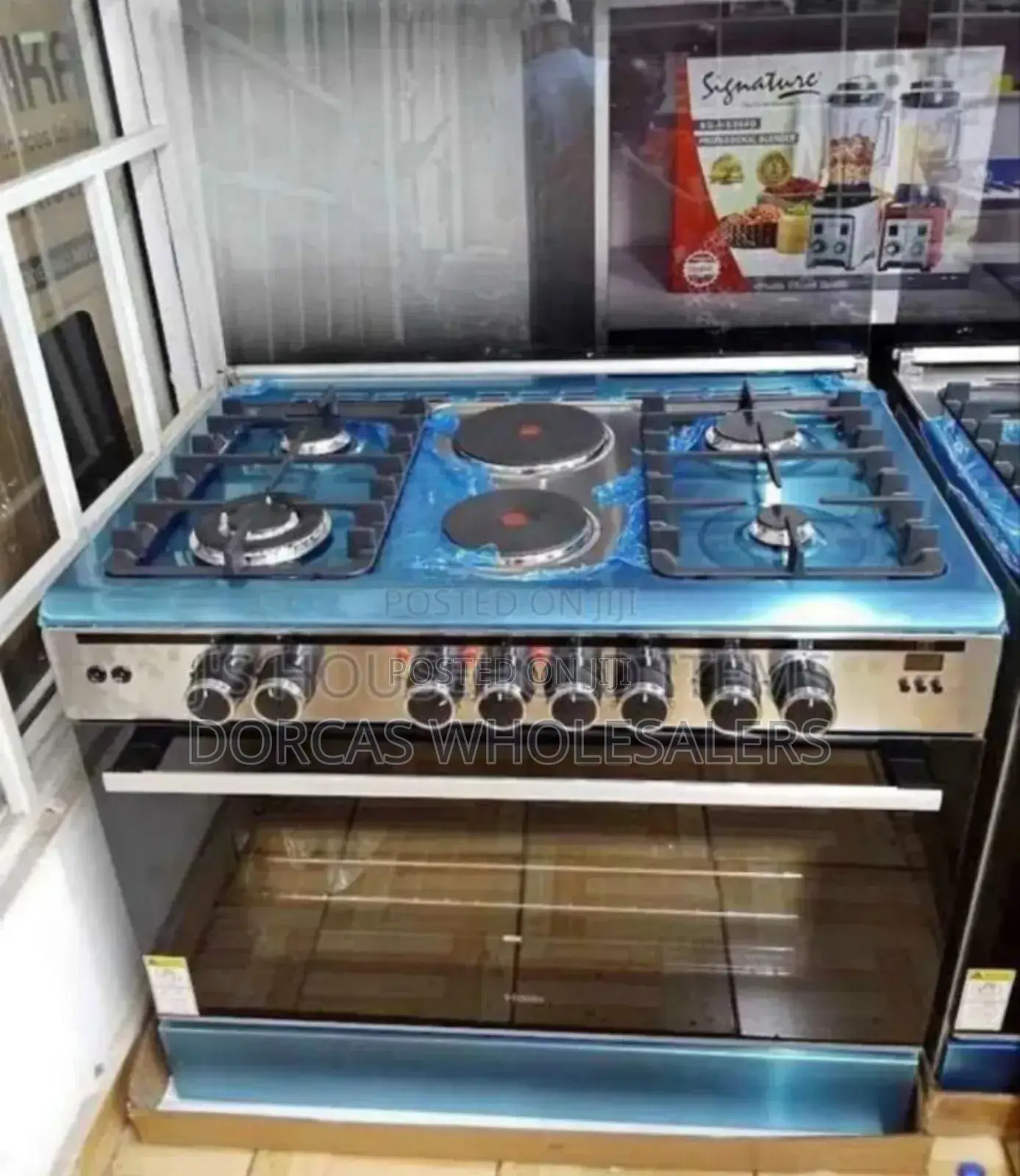 With Sensor. Haier 4+2 Cooker. Standing Cooker