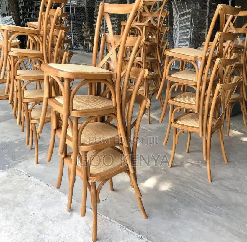 Home Chair; Heavy-duty Wooden Outdoor Chair For Weddings And Events