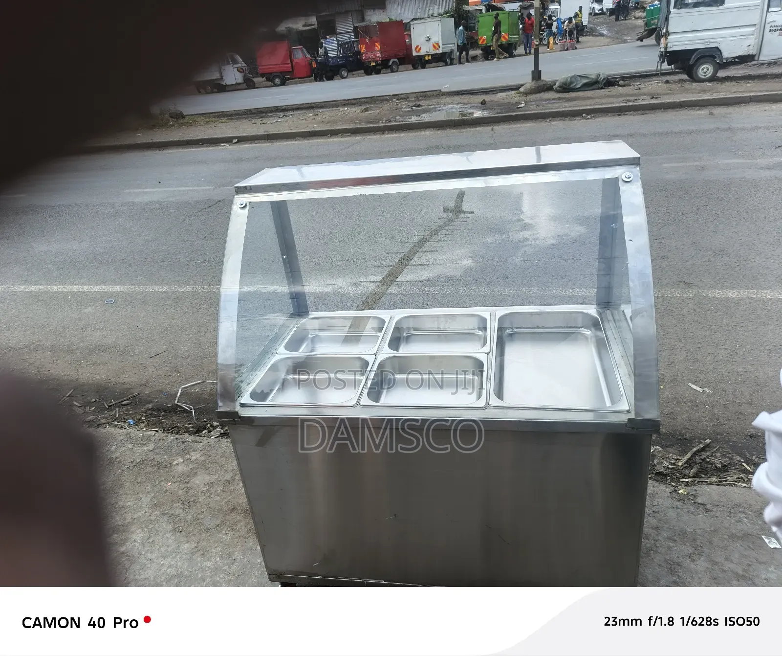 Food Warmer Bain Marie With Shelving Sliding Door 4