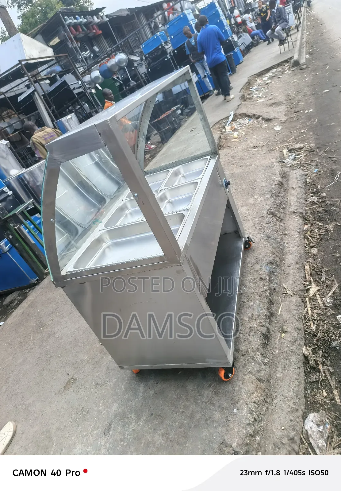 Food Warmer Bain Marie With Shelving Sliding Door 4