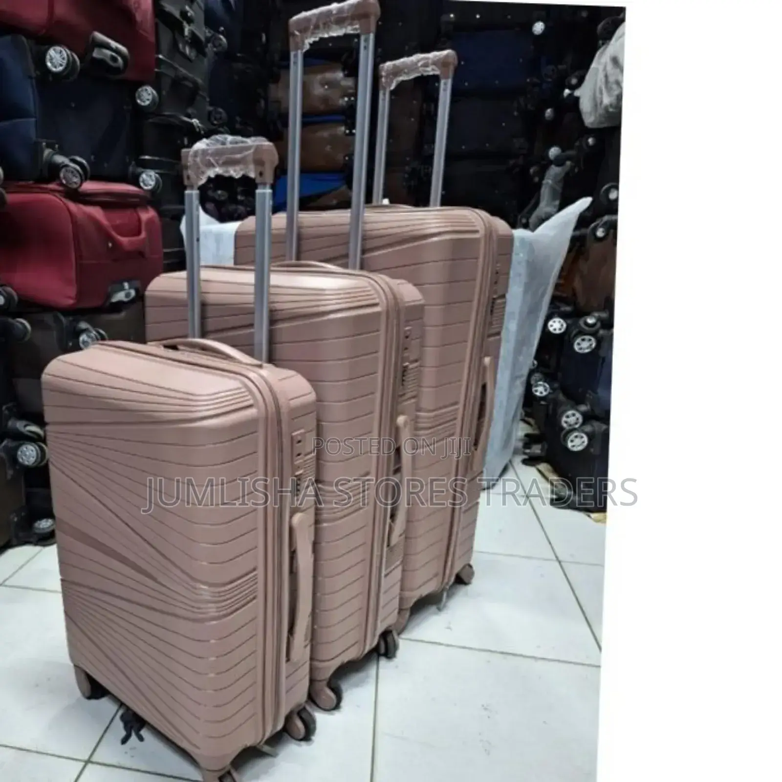 Fashion 3 in 1 Unbreakble Laxurious Rubber Suitcase Briefcase Size 4