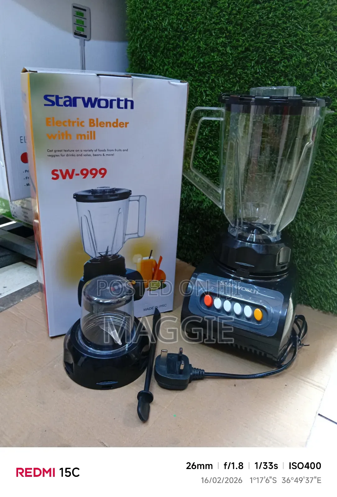 Starworth Electric Blender With Milk