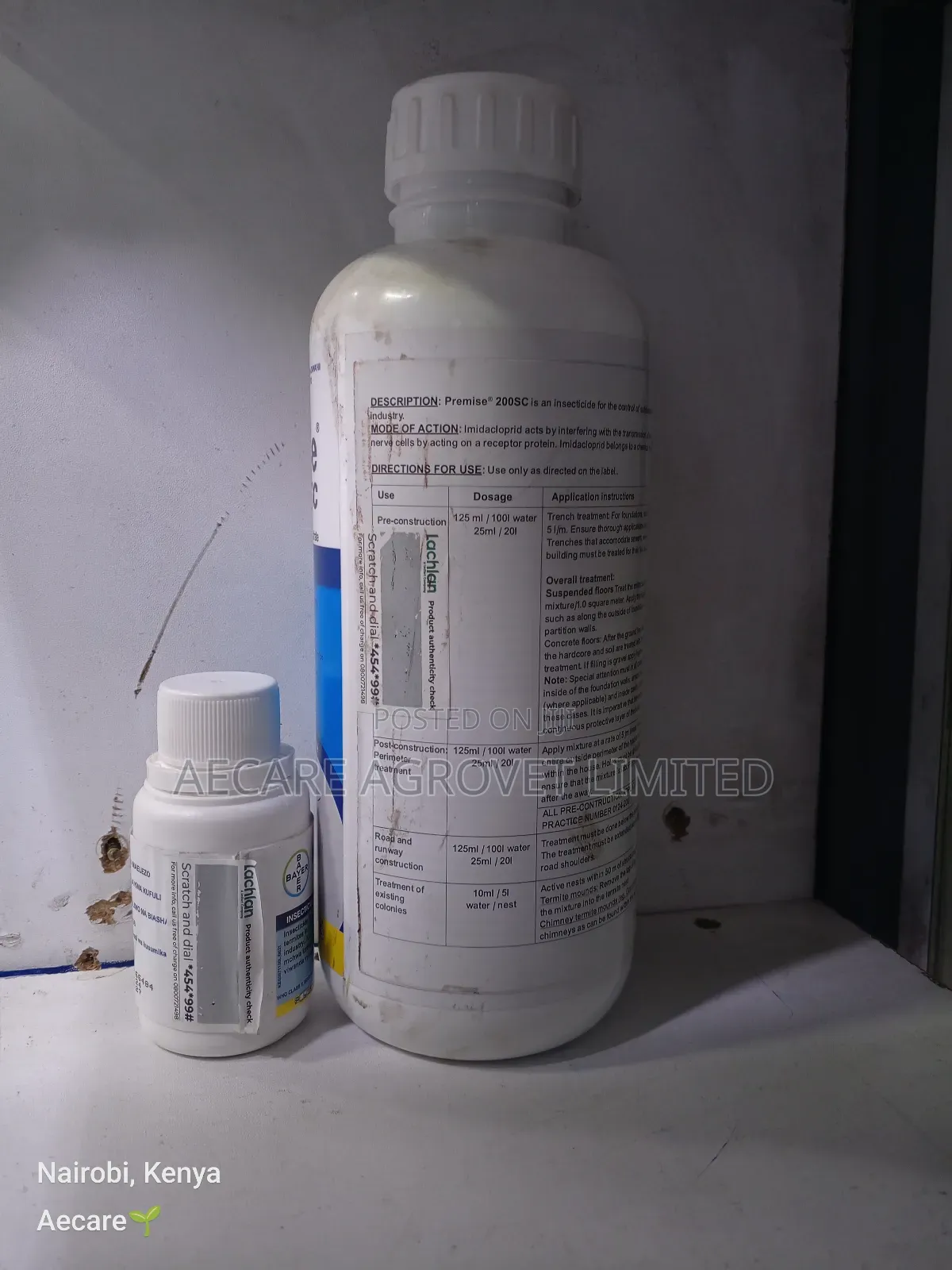 Premise 200sc Termiticide 50ml, 250ml, 1litre