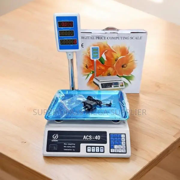 Inexpensive Acs 40 Led Computerized Digital Weighing Scale