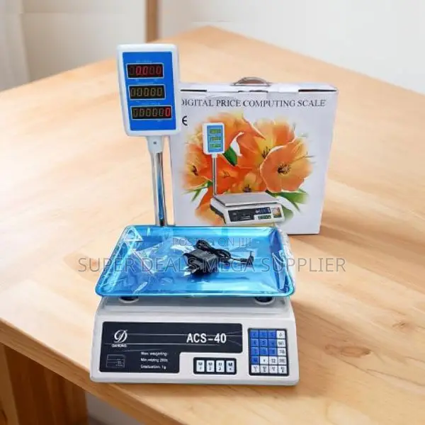 Ac Power Compatibility Acs 40 Computerized Digital Weighing Scale