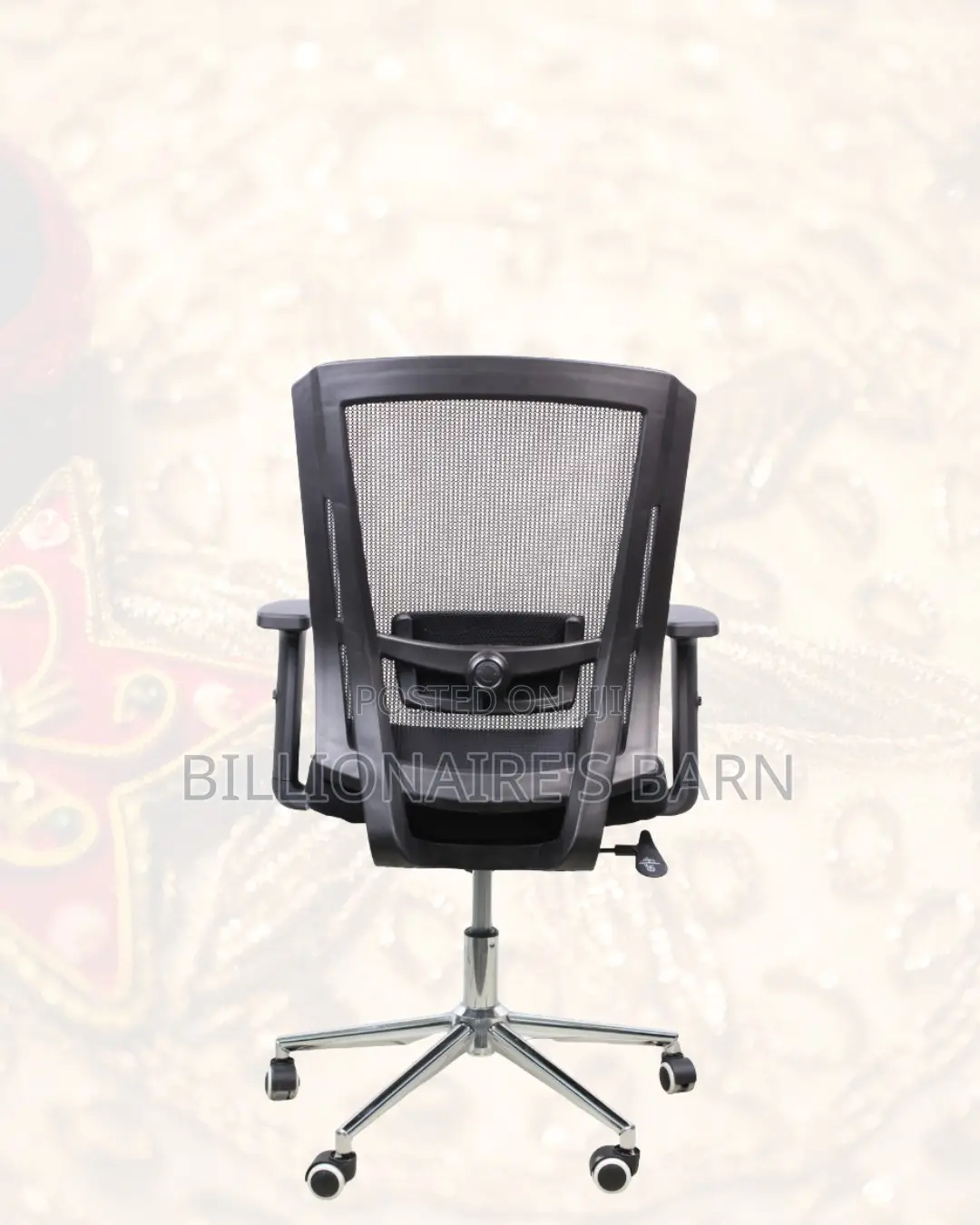 Barn Origin Mid-Back Chair Chrome Base | Easy Adjustments