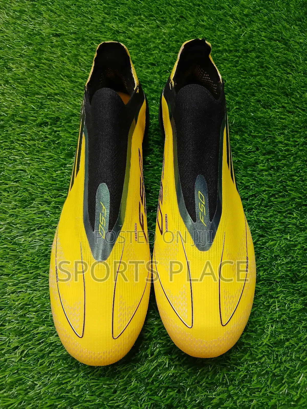 Adidas F50 Sprintplate360 Black and Yellow Football Boots