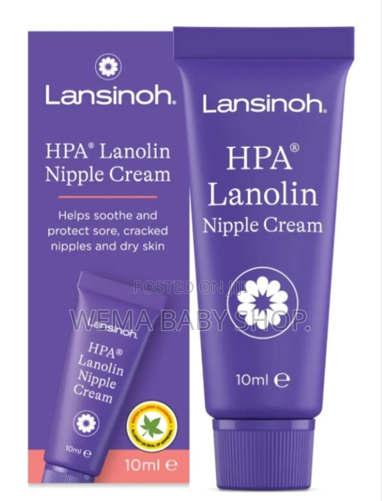 10ml Lansinoh Lanolin Nipple Cream