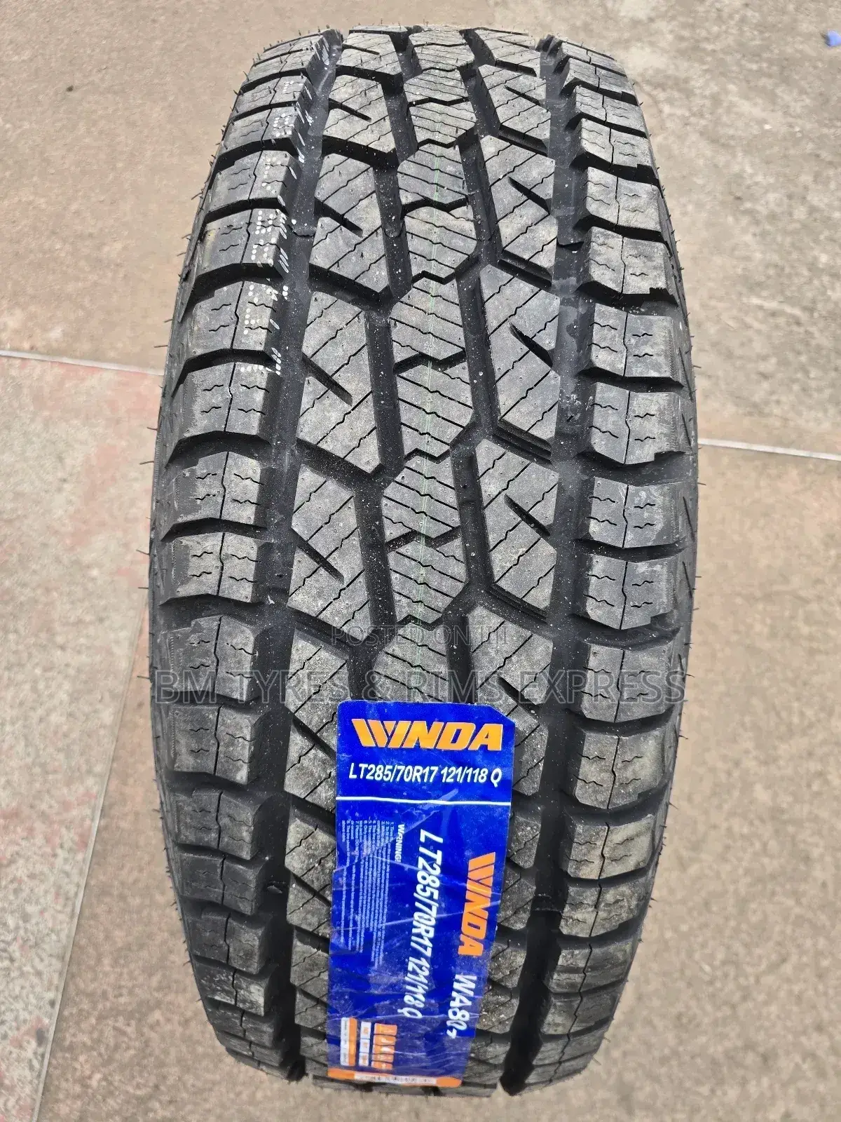 285 /70 R17 Winda Tyres (All Terrein) Commercial.