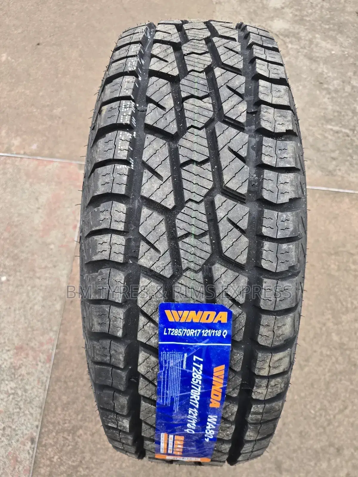 285 /70 R17 Winda Tyres (All Terrein) Commercial.
