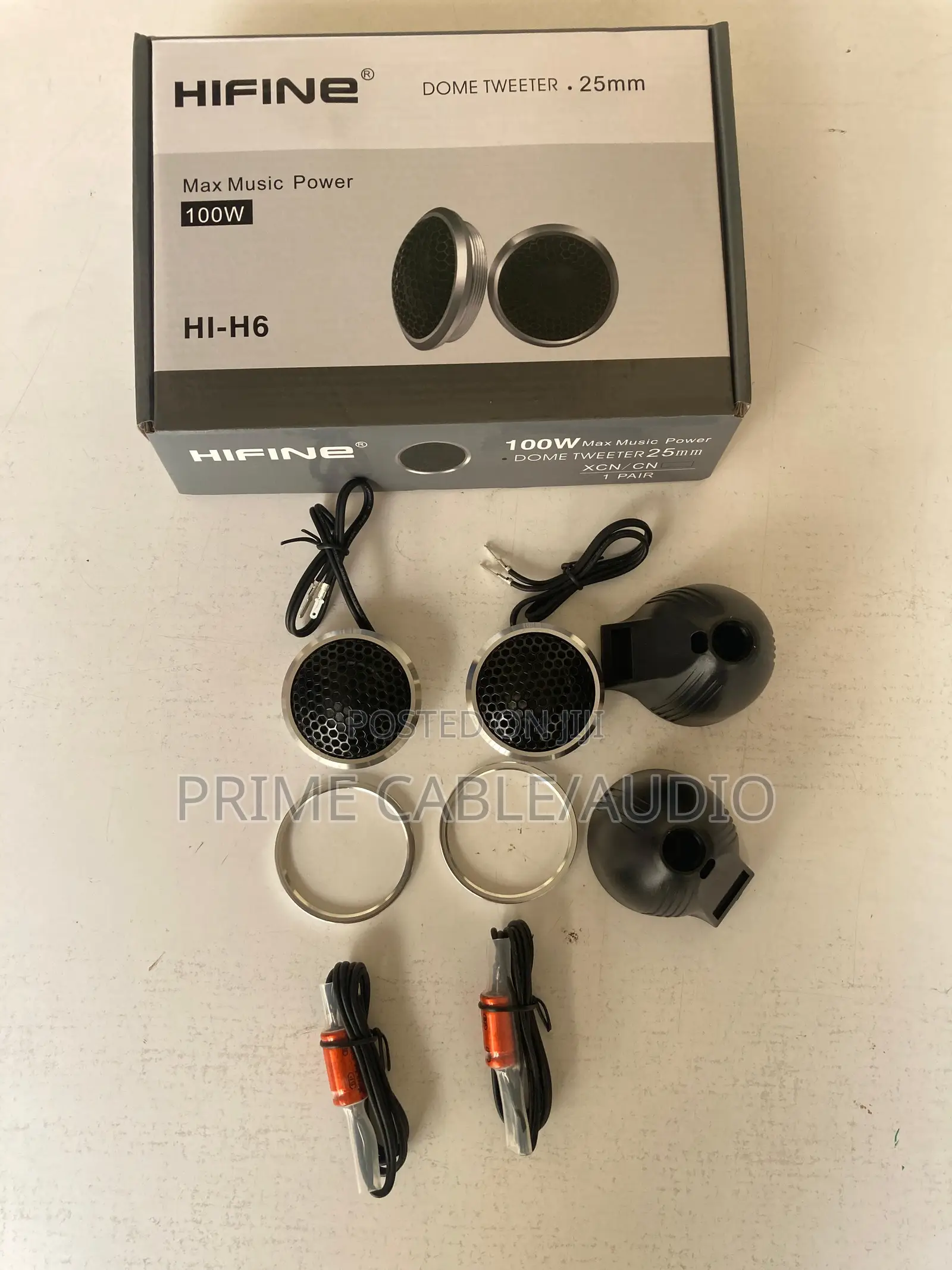 Hifine Dome Tweeters – 25mm | 100w (H1–H6)