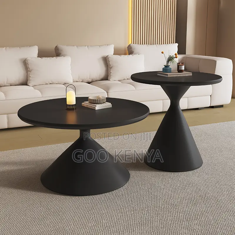 Home Table Set; Premium Round Wooden Nesting Coffee Tables