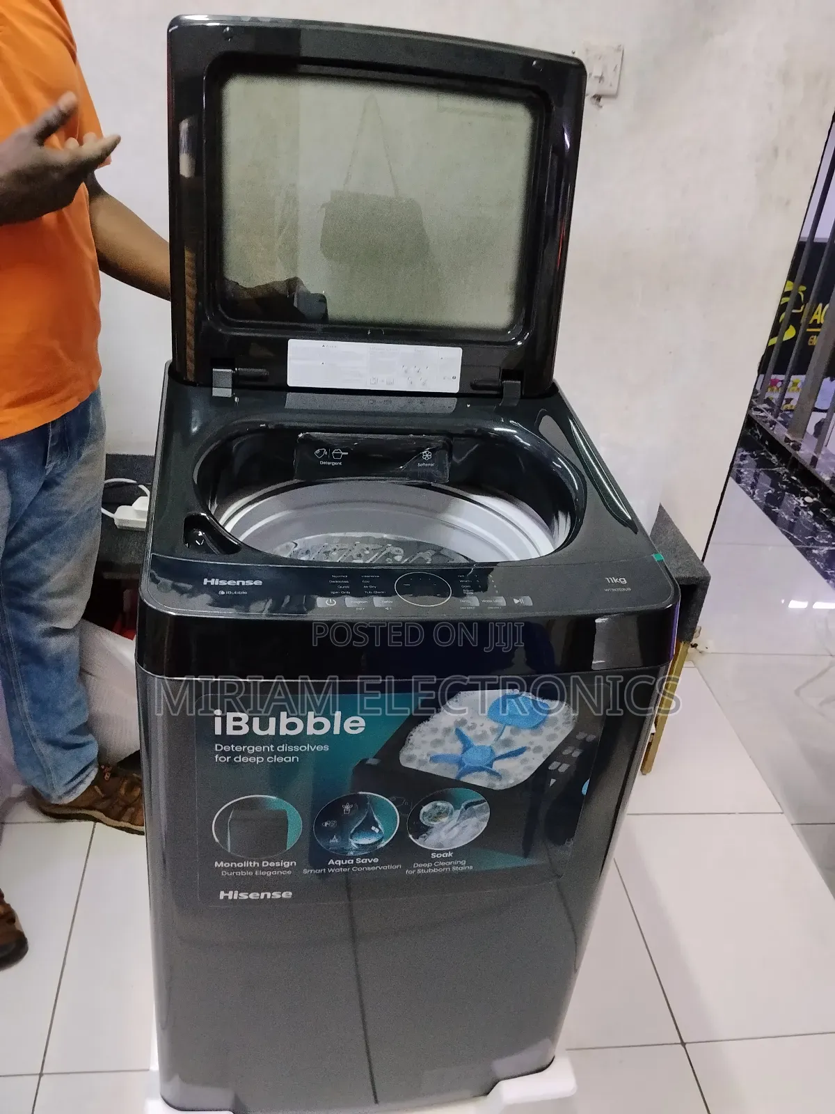 Hisense Wt3k1123ub 11kg Top Load Washing Machine