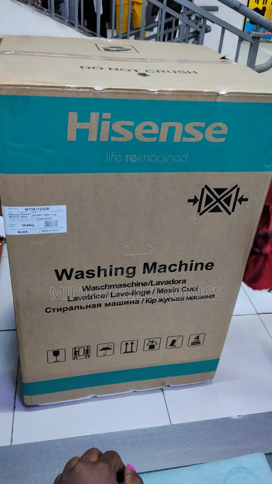 Hisense Wt3k1123ub 11kg Top Load Washing Machine