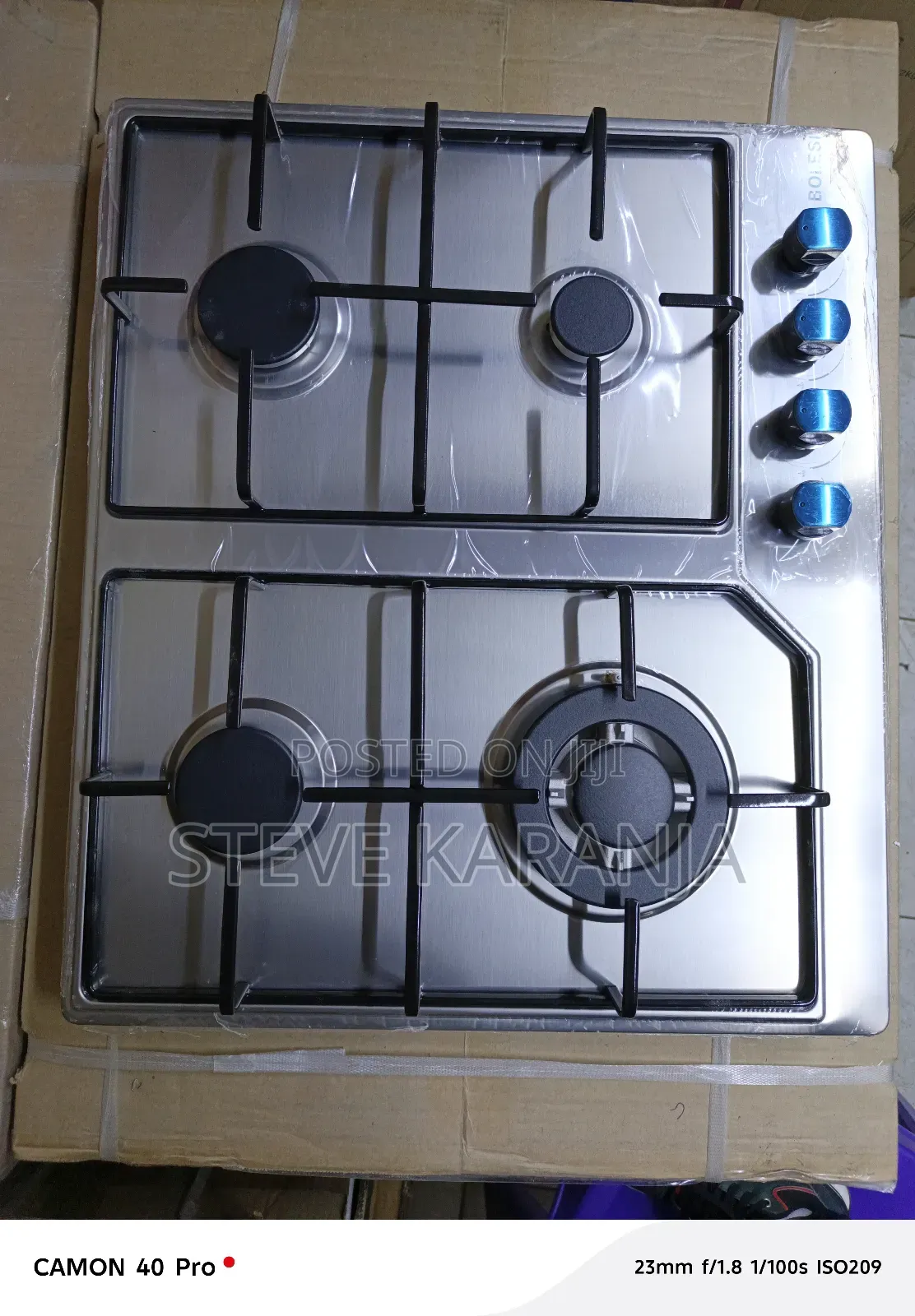 Built in Bolesi Appliance Cooker 4g With Wok Burner